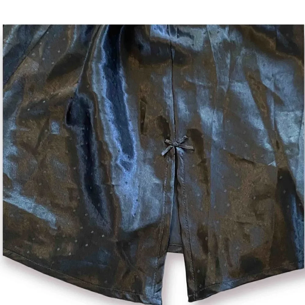 Black Satin Chemise by Apt. 9